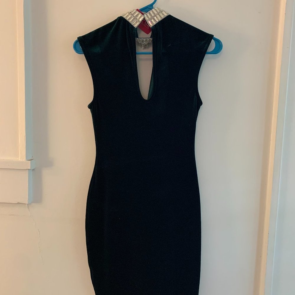 A'Gaci emerald green bodycon mini dress